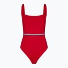 Жіночий суцільний купальник Tommy Hilfiger з квадратною горловиною One Piece первинний червоний