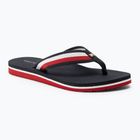 Жіночі шльопанці Tommy Hilfiger Corporate Beach Sandal червоний білий синій