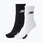 Шкарпетки чоловічі SKECHERS Select Terry Crew 2 пари white/black