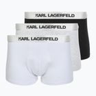 Труси чоловічі KARL LAGERFELD Elastic Trunk 3 пари black/white/grey