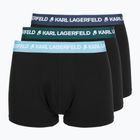 Труси чоловічі KARL LAGERFELD Logo Trunk Colorband 3 пари dark sea/indigo/blue