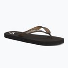 Чоловічі шльопанці Calvin Klein YM0YM01267 Пляжний сандалі Прозорий Tpu чорний / яскраво-білі шльопанці