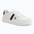 Взуття чоловіче Calvin Klein HM0HM02237 Classic Cups Lace Leather EMB Tongue bright white/black