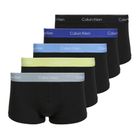 Труси чоловічі Calvin Klein LV00NB4390 Low Rise Trunk 5 пар black wb/blue descent wb/green bi/kahki