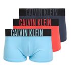Боксерки чоловічі Calvin Klein 000NB3775A Trunk 3 pairs ombre bluee/chilly bluee/punch pink