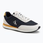Взуття чоловіче Calvin Klein YM0YM01361 Retro Runner Ess Mix Mat vaporous white/casual bluee/cooling