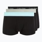 Боксерки чоловічі Calvin Klein 0000U2664G Low Rise Trunk 3 pairs black in plume wb/ black in misty sag