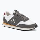 Взуття чоловіче Calvin Klein HM0HM02212 Retro Runner Bans Leather Suede granite gray/white/rhubarb