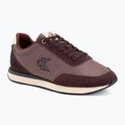 Кросівки чоловічі Calvin Klein YM0YM01361 Retro Runner Ess Mix Mat bordeaux/peppercorn/vanilla