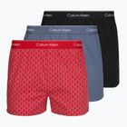 Боксерки чоловічі Calvin Klein LV00NB4727 Boxer Slim black/prep emblem goji berry/grisai