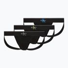 Труси чоловічі Calvin Klein LV00NB4644 Jock Strap black bodies w/ granite gray/poseid
