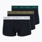 Боксерки чоловічі Tommy Hilfiger Trunk WB 3 pack nb//white/orna green/utility olive