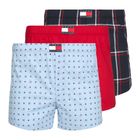 Боксерки чоловічі Tommy Hilfiger Woven Boxer Print 3 pack rwb foulard/med red/rwb w chck