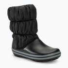 Жіночі снігоступи Crocs Winter Puff чорні/вугільні