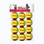 Тенісні м'ячі дитячі Wilson Starter Red Tball 12 шт. жовто-червоні WRT137100