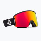 Окуляри гірськолижні Volcom Garden 2 matte black/red chrome/yellow