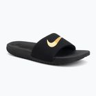 Шльопанці дитячі Nike Kawa black/metallic gold