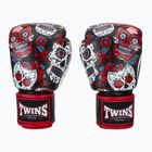 Боксерські рукавички Twins Special Fancy FBGVL3-53 Череп червоно-чорні