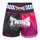 Шорти для тренувань Twins Special Muay Thai Twins Maze brown/pink/blue/white