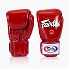 Боксерські рукавички Fairtex Universal "Tight-Fit" Design червоні
