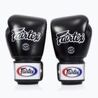 Універсальні дихаючі чорні боксерські рукавички Fairtex