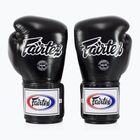 Боксерські рукавички Fairtex Super Sparring - закритий великий палець чорні