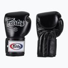 Боксерські рукавички Fairtex Super Sparring - закритий великий палець чорні