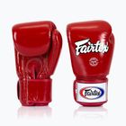 Боксерські рукавички Fairtex Super Sparring - закритий великий палець червоні