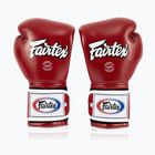 Боксерські рукавички Fairtex Heavy Hitter в мексиканському стилі червоні