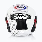 Боксерський шолом Fairtex Super Sparring білий/чорний