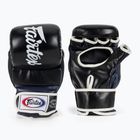 Рукавички для боротьби Fairtex Super Sparring Grappling Gloves чорні/сині