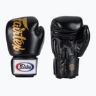 Боксерські рукавички Fairtex Deluxe Tight-Fit чорні
