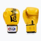 Золоті боксерські рукавички Fairtex Deluxe Tight-Fit