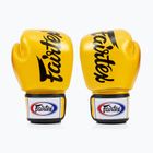 Золоті боксерські рукавички Fairtex Deluxe Tight-Fit