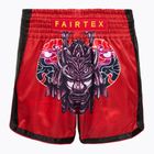 Дитячі боксерські шорти Fairtex BSK2108 'Silent Warrior' червоні