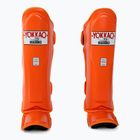 Захист для гомілок та стоп YOKKAO Matrix orange ibis