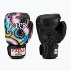 Рукавиці боксерські чоловічі YOKKAO Flames black