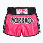 Чоловічі тренувальні шорти YOKKAO Original Muay Thai magenta