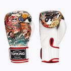 Рукавиці боксерські Top King Boxing Culture white/red TKBGCT-SL-1C1