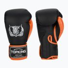 Рукавиці боксерські Top King Reborn Boxing Semi Leather black/orange