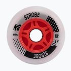 Колеса для роликових ковзанів K2 Strobe 90mm/85A 2 шт. білі 30G3100/11/UNI