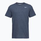 Чоловіча футболка Nike Dri-Fit smokey obsidian heather/matte silver