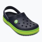 Шльопанці дитячі Crocs Crocband Clog Kids navy/volt green