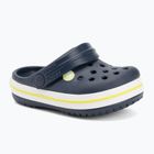 Шльопанці дитячі Crocs Crocband Clog Kids navy/citrus