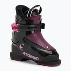 Дитячі гірськолижні черевики Atomic Hawx Kids 1 чорні/фіолетові/рожеві