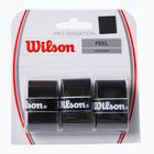 Обмотки для тенісних ракеток Wilson Pro Overgrip Sensation 3 шт. чорні WRZ4010BK+
