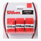 Обмотки для тенісних ракеток Wilson Profile Overgrip 3 шт червоні WRZ4025RD+