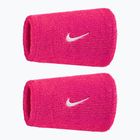 Напульсники Nike Swoosh Classic Doublewide Wristbands 2 шт vivid pink/white