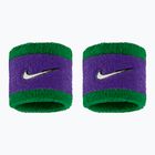 Напульсники Nike Swoosh Classic Wristbands 2 шт. clover/fierce purple/white