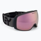 Окуляри гірськолижні Oakley Flight Tracker л matte b1b forged iron/prizm rose gold iridium